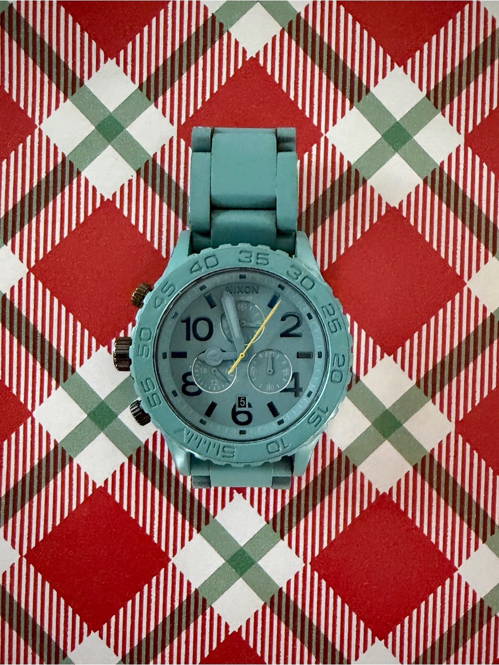 Nixon 42-20 Chrono Turquoise Watch